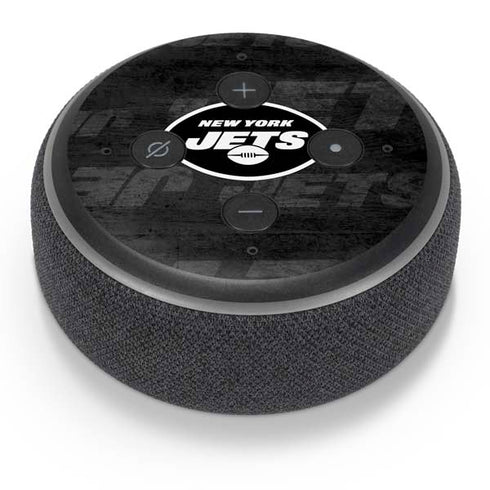 NFL New York Jets Black & White Amazon Echo Dot Skin
