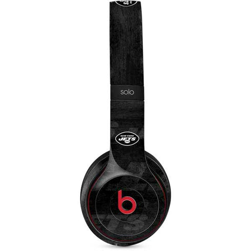 NFL New York Jets Black & White Beats Solo 2 Wireless Skin