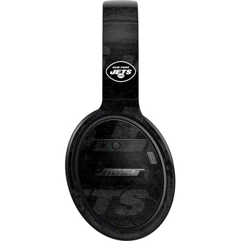 NFL New York Jets Black & White Bose QuietComfort 35 Headphones Skin