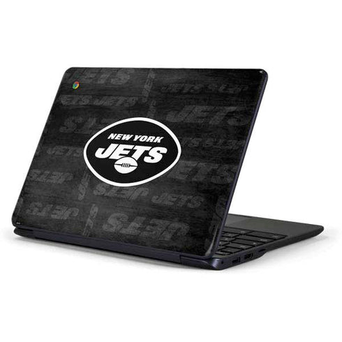 NFL New York Jets Black & White Samsung Chromebook Skin
