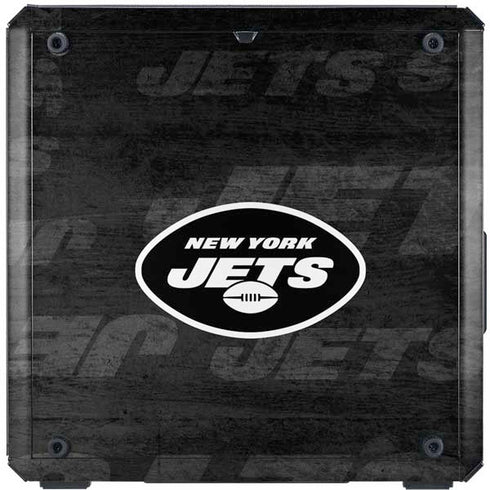 NFL New York Jets Black & White Cooler Master MasterBox Q300L Mini Tower Skin