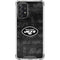 NFL New York Jets Black & White Galaxy A72 5G Clear Case