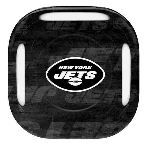 NFL New York Jets Black & White Galaxy Buds Pro Skin