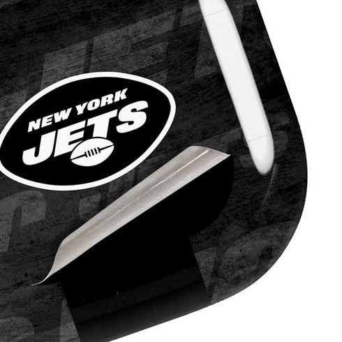 NFL New York Jets Black & White Galaxy Buds Pro Skin