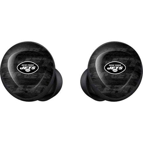 NFL New York Jets Black & White Galaxy Buds Skin