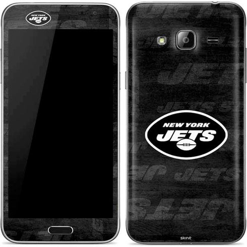 NFL New York Jets Black & White Galaxy J3 Skin
