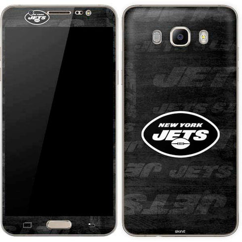 NFL New York Jets Black & White Galaxy J7 Skin