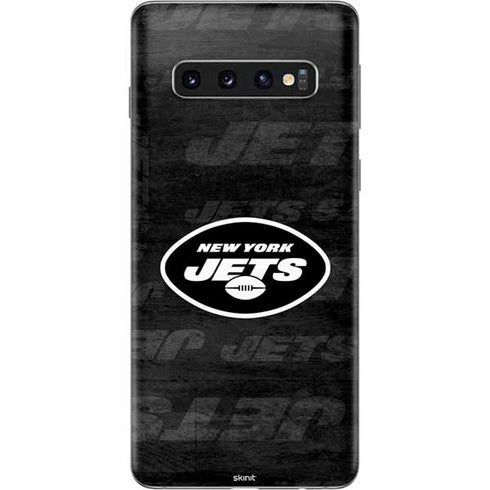 NFL New York Jets Black & White Galaxy S10 Skin