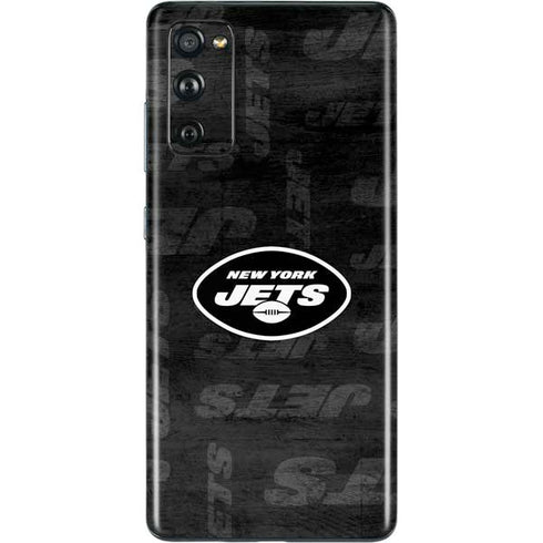 NFL New York Jets Black & White Galaxy S20 Fan Edition Skin