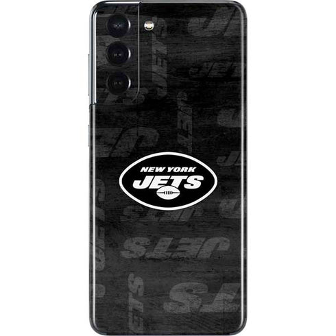 NFL New York Jets Black & White Galaxy S21 5G Skin