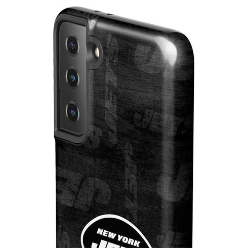 NFL New York Jets Black & White Galaxy S21 Plus 5G Pro Case