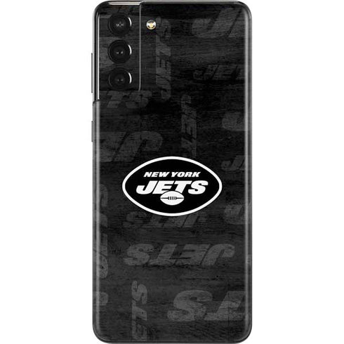 NFL New York Jets Black & White Galaxy S21 Plus 5G Skin
