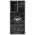 NFL New York Jets Black & White Galaxy S21 Ultra 5G Clear Case