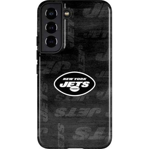 NFL New York Jets Black & White Galaxy S22 Pro Case