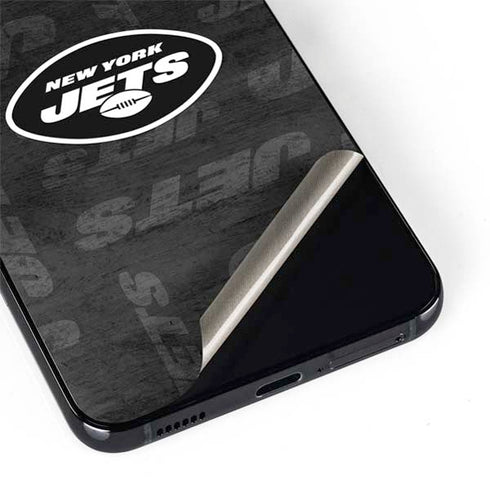NFL New York Jets Black & White Galaxy S22 Skin
