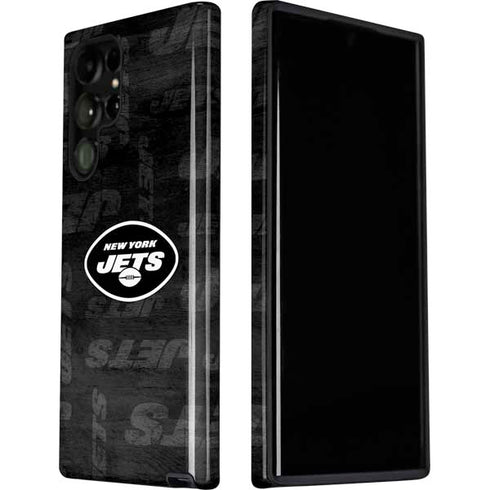 NFL New York Jets Black & White Galaxy S22 Ultra Pro Case