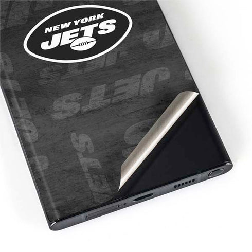 NFL New York Jets Black & White Galaxy S22 Ultra Skin