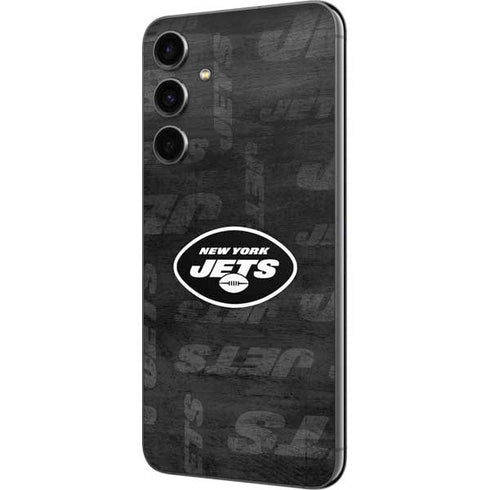NFL New York Jets Black & White Galaxy S23 FE Skin