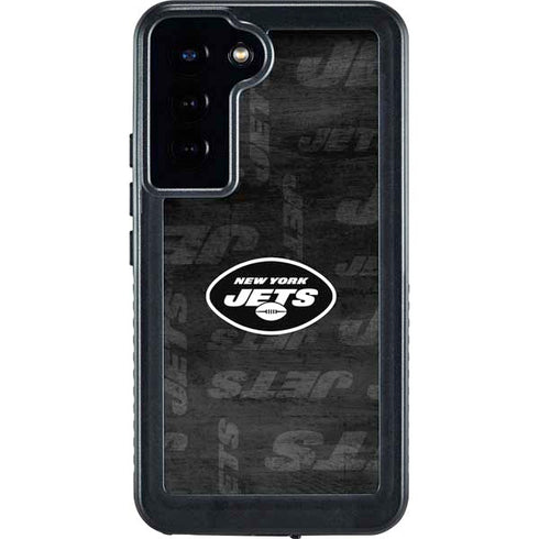 NFL New York Jets Black & White Galaxy S23 Plus Waterproof Case