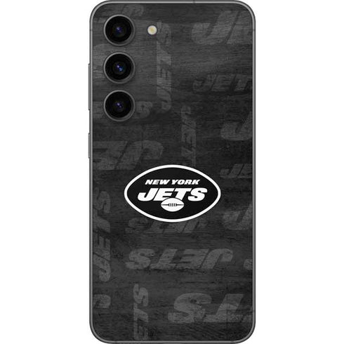 NFL New York Jets Black & White Galaxy S23 Skin