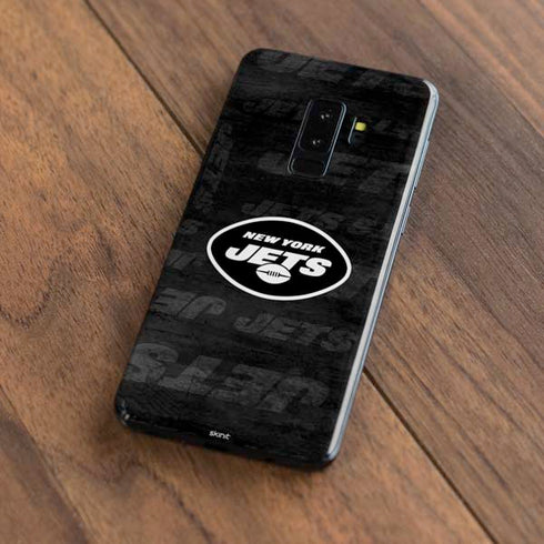 NFL New York Jets Black & White Galaxy S9 Plus Skin