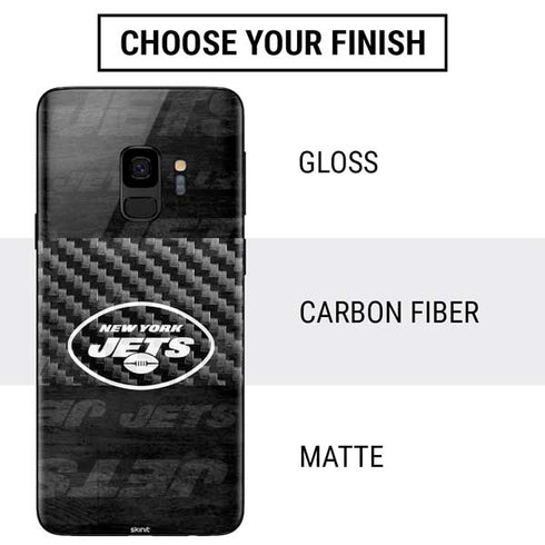 NFL New York Jets Black & White Galaxy S9 Skin