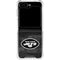 NFL New York Jets Black & White Galaxy Z Flip5 5G Clear Case