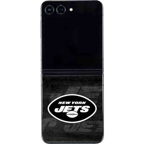NFL New York Jets Black & White Galaxy Z Flip5 5G Skin