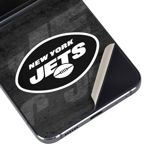 NFL New York Jets Black & White Galaxy Z Flip5 5G Skin