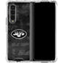 NFL New York Jets Black & White Galaxy Z Fold4 5G Clear Case