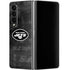 NFL New York Jets Black & White Galaxy Z Fold4 5G Skin
