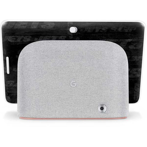 NFL New York Jets Black & White Google Home Hub Skin
