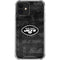 NFL New York Jets Black & White iPhone 12 Clear Case