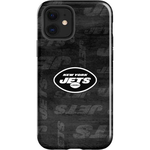 NFL New York Jets Black & White iPhone 12 Impact Case