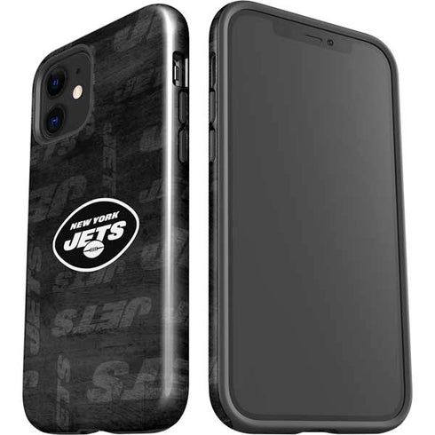 NFL New York Jets Black & White iPhone 12 Impact Case