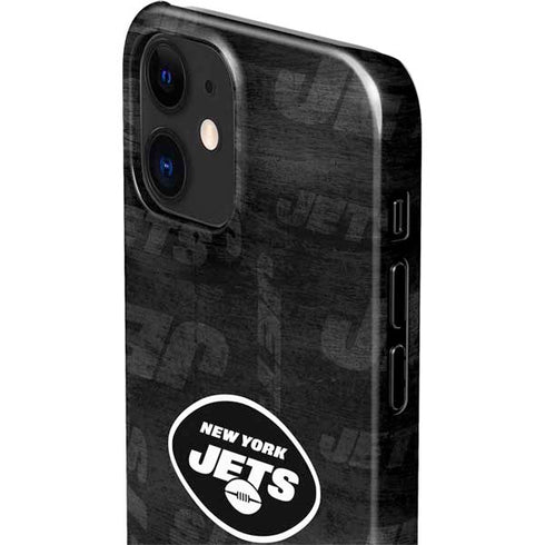 NFL New York Jets Black & White iPhone 12 Mini Lite Case