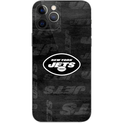 NFL New York Jets Black & White iPhone 12 Pro Skin