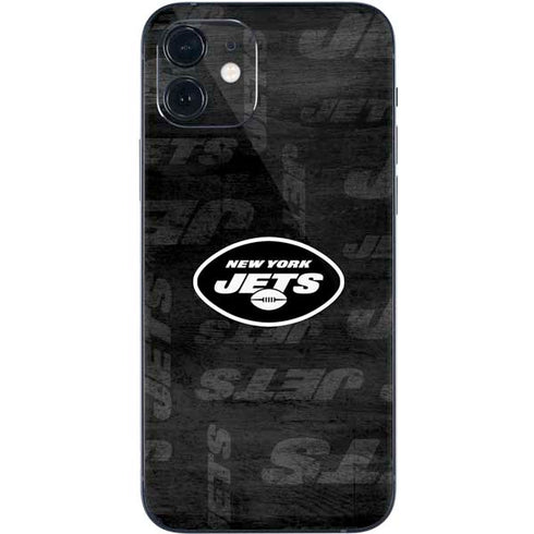 NFL New York Jets Black & White iPhone 12 Skin