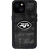 NFL New York Jets Black & White iPhone 13 Mini Waterproof Case