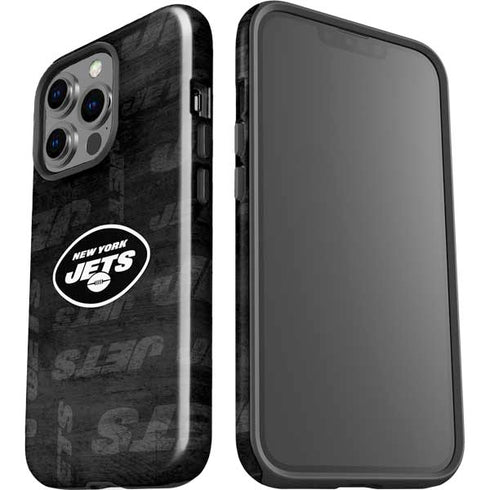 NFL New York Jets Black & White iPhone 13 Pro Impact Case