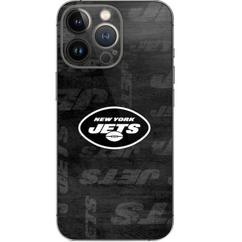 NFL New York Jets Black & White iPhone 13 Pro Skin