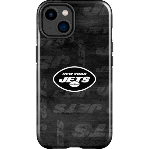 NFL New York Jets Black & White iPhone 14 Plus Impact Case
