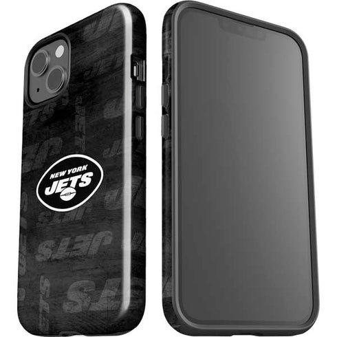 NFL New York Jets Black & White iPhone 15 Plus Impact Case