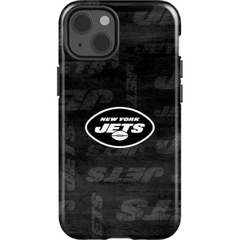 NFL New York Jets Black & White iPhone 15 Impact Case