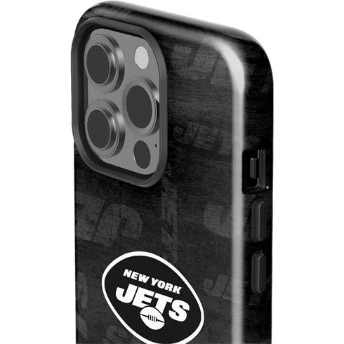 NFL New York Jets Black & White iPhone 14 Pro Impact Case