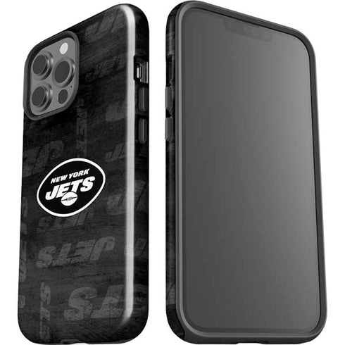NFL New York Jets Black & White iPhone 15 Pro Max Impact Case