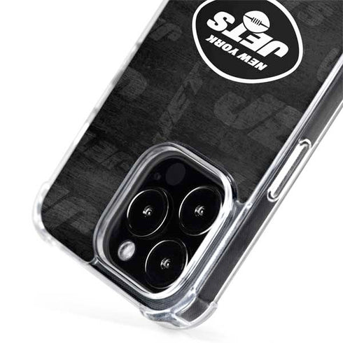 NFL New York Jets Black & White iPhone 15 Pro Max MagSafe Case