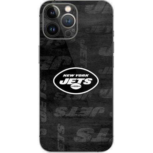 NFL New York Jets Black & White iPhone 14 Pro Max Skin