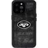 NFL New York Jets Black & White iPhone 14 Pro Max Waterproof Case