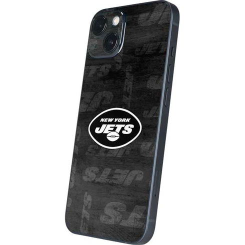 NFL New York Jets Black & White iPhone 14 Skin